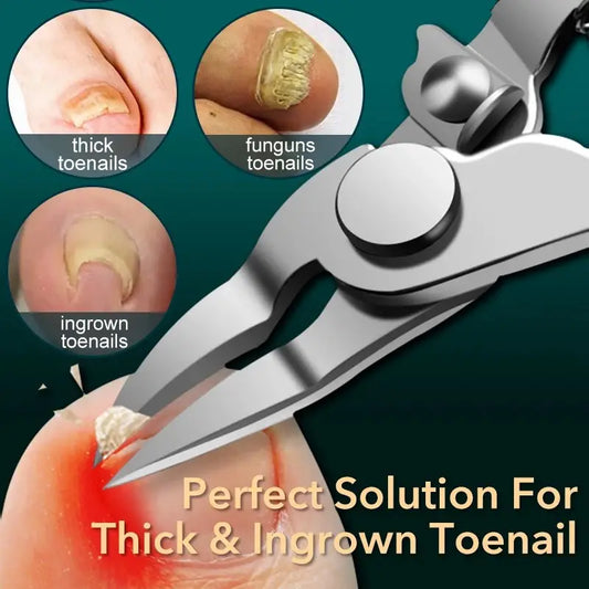 PROFESSIONAL STAINLESS STEEL TOENAIL CLIPPERS SET