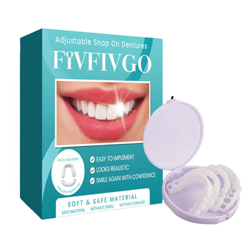 FIVFIVGO™ ADJUSTABLE SNAP-ON DENTURES