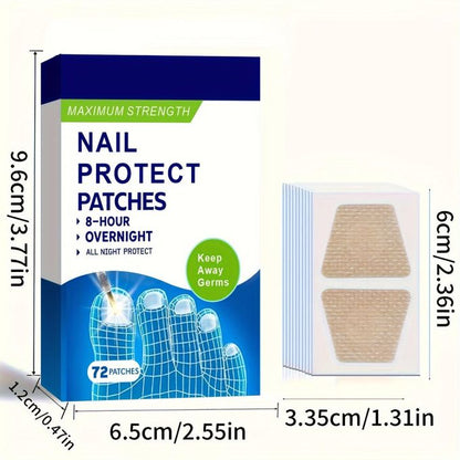 72 PCS NAIL PROTECT PATCHES | TOENAIL MAXIMUM STRENGTH