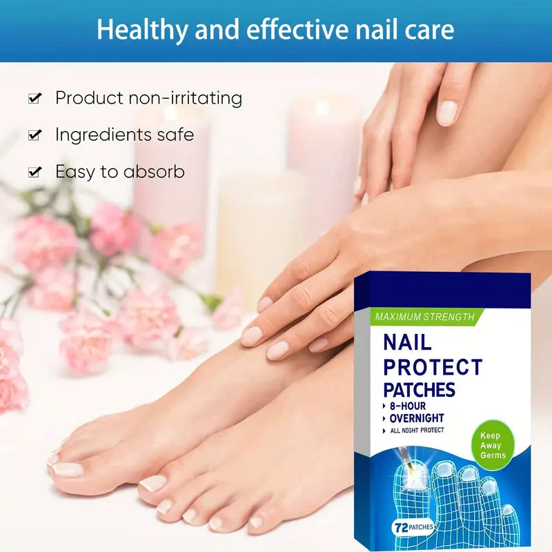 72 PCS NAIL PROTECT PATCHES | TOENAIL MAXIMUM STRENGTH